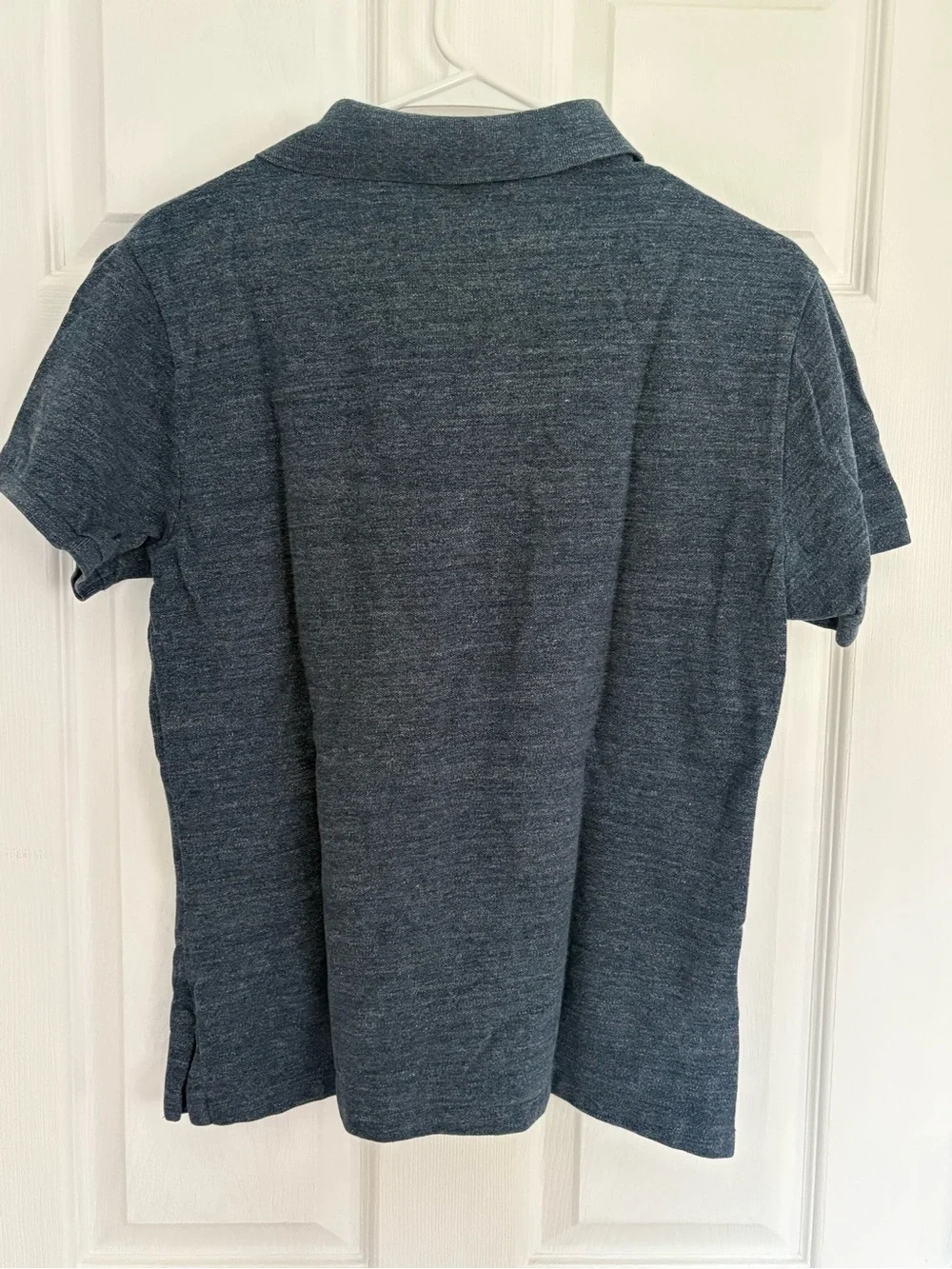 Polo Ralph Lauren Men’s Heather Blue Short Sleeve Polo Shirt Medium Summer Shirt